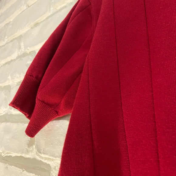 Mock-neck Short Sleeve Sweater - Picture 3 of 6